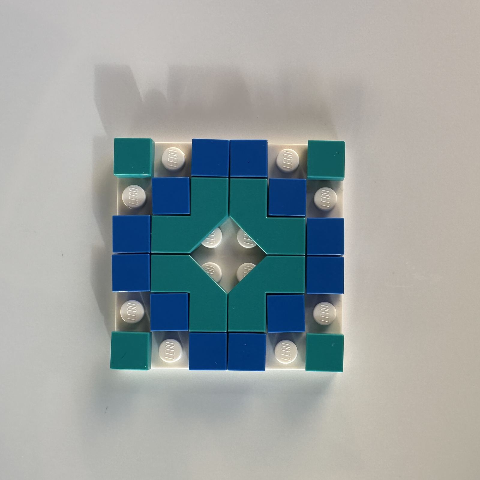 Mosaico LEGO® terminado, tercer diseño