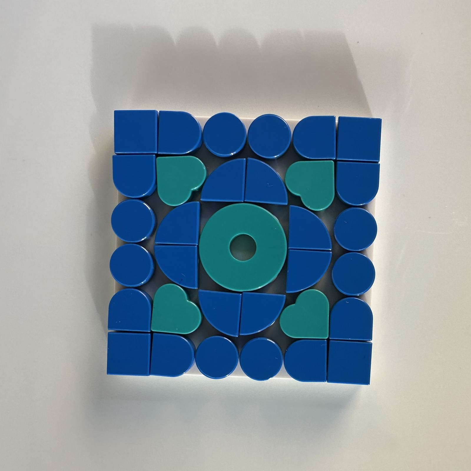 Mosaico LEGO® terminado, cuarto diseño