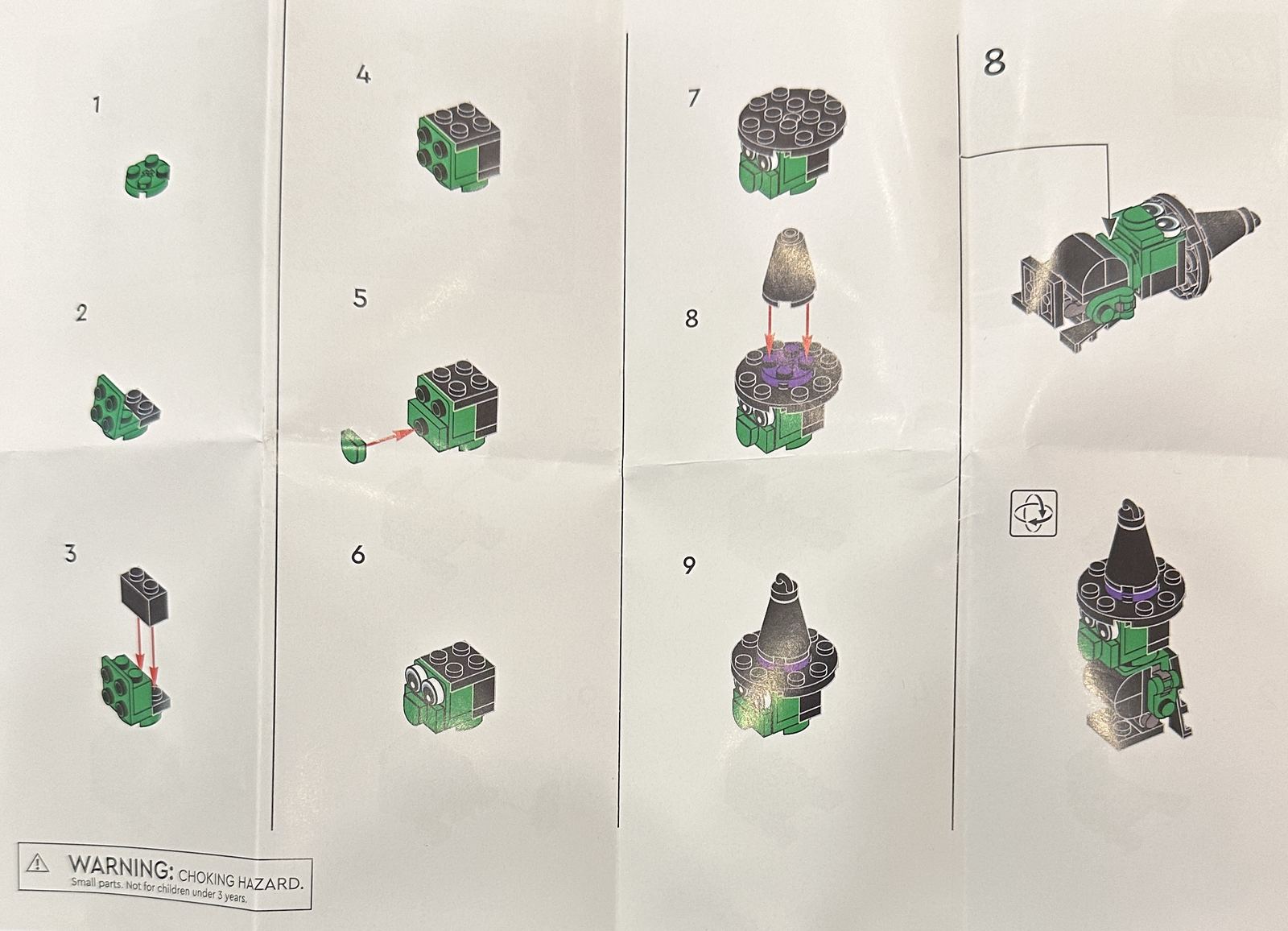 Página 2 de las instrucciones de Witch