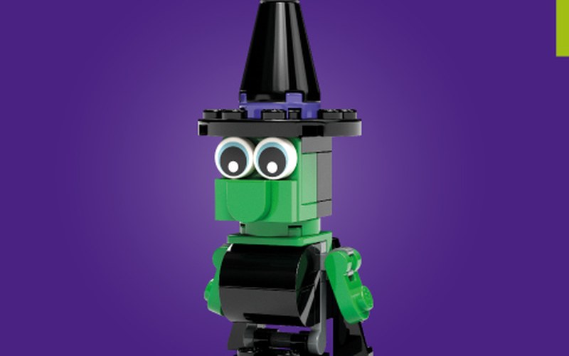 Bruja LEGO®, recorte del cartel oficial del taller