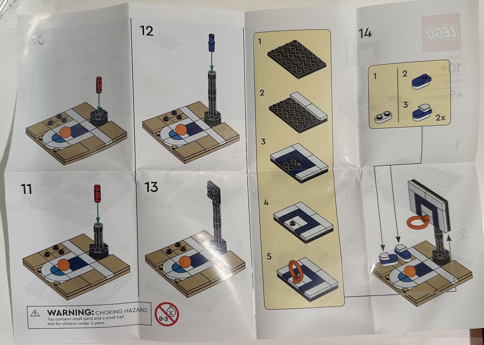 Página 2 de las instrucciones de Hoop