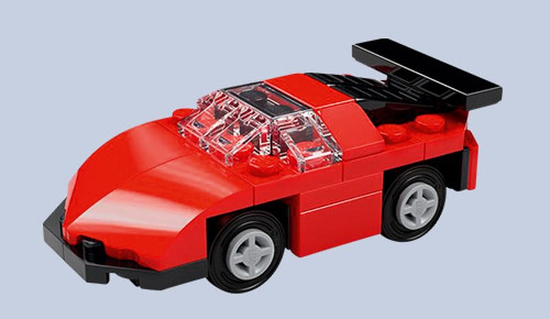Coche Deportivo LEGO®, foto del resultado terminado