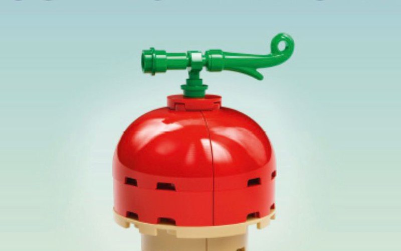 Fruta Hito Hito, recorte del cartel oficial del taller LEGO® x One Piece
