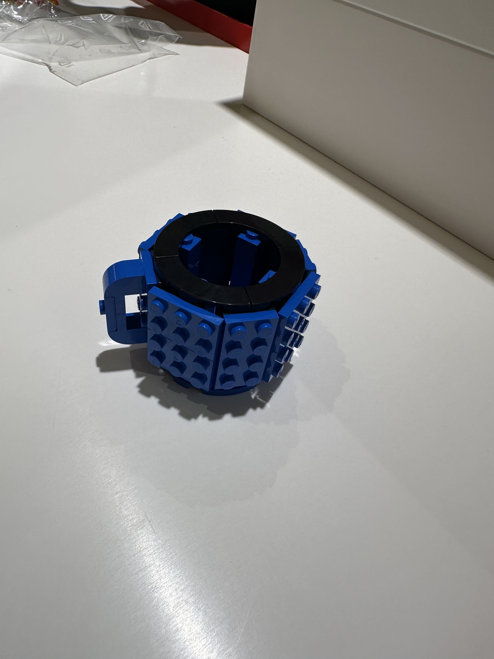Taza de café LEGO® sin decorar, vista desde arriba
